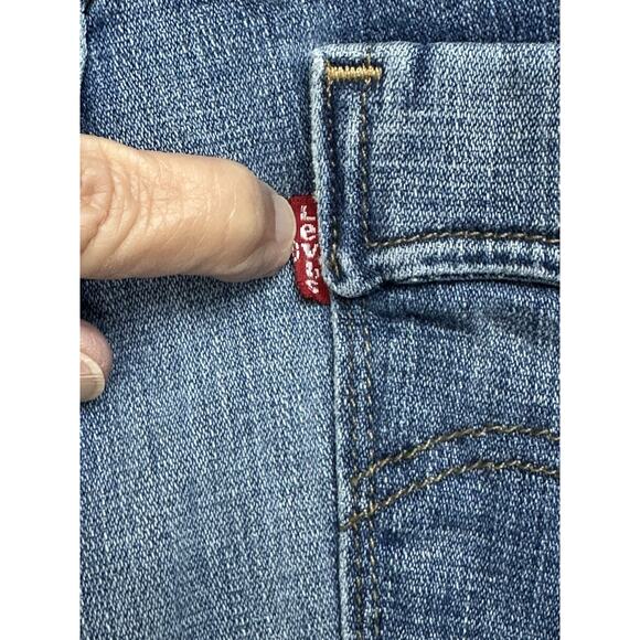 Levi’s Womens 590 Bootcut Medium Blue Denim Jeans Plus Size 18W Flap Pockets - Picture 13 of 16